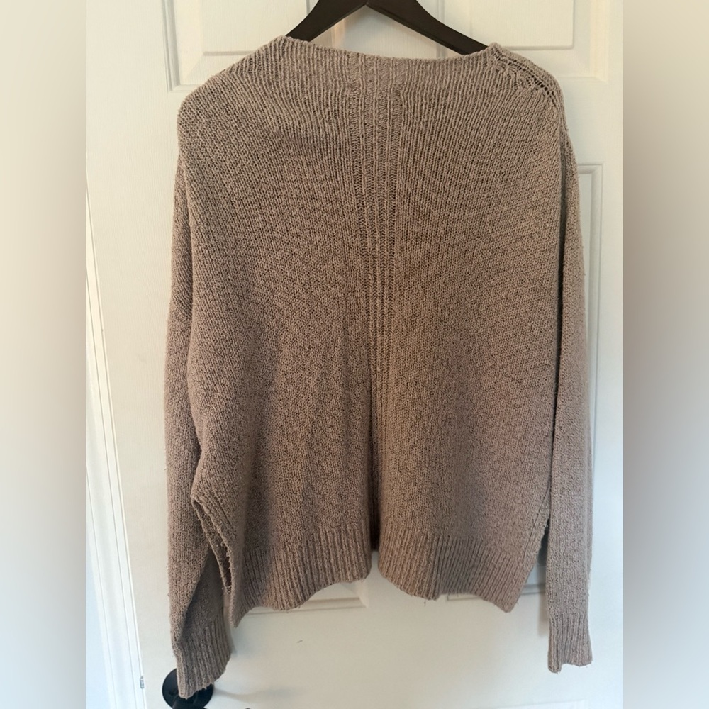 Leith Women's Cowl Neck Sweater in Tan